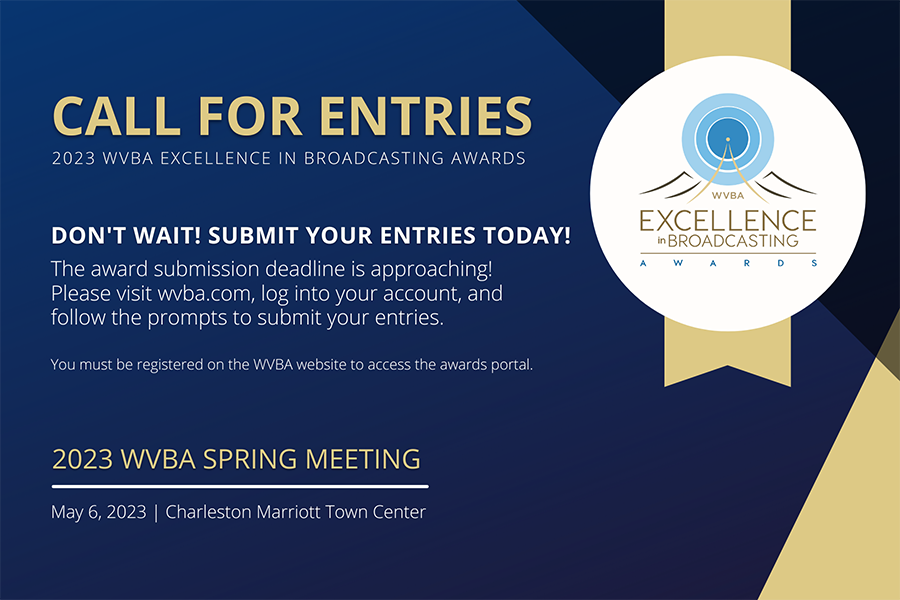 2023 WVBA Call for Entries Banner Submit Your Entries copy